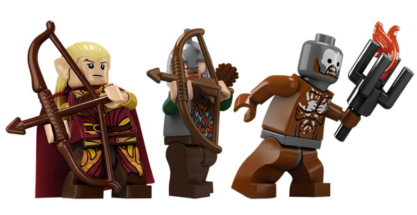 thelordoftherings.lego.com - Haldir, Eomer & Berserker Uruk-Hai