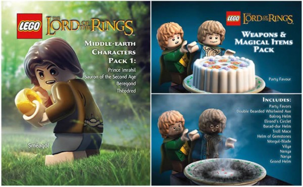 LEGO Lord of the Rings Middle-Earth Characters Pack 1 & Weapons & Magical Items Pack