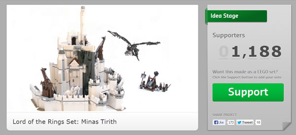 LEGO Cuusoo - Minas Tirith